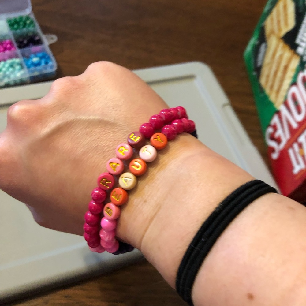 Rare Beauty stackable bracelets